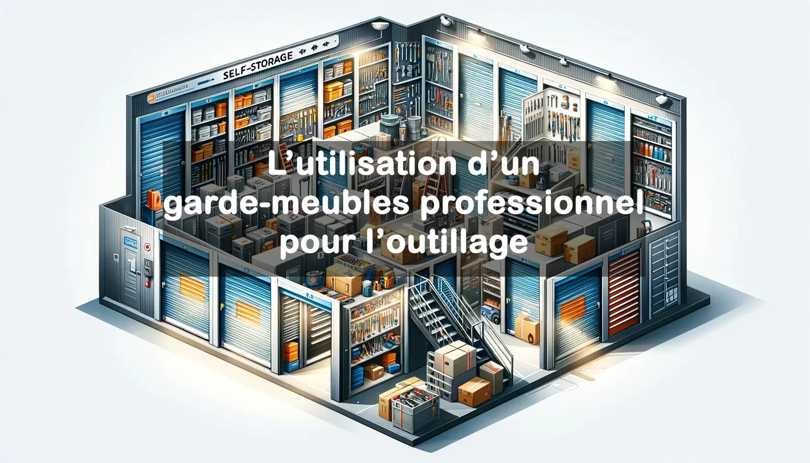 utilisation d'un garde-meubles professionnel pour l'outillage